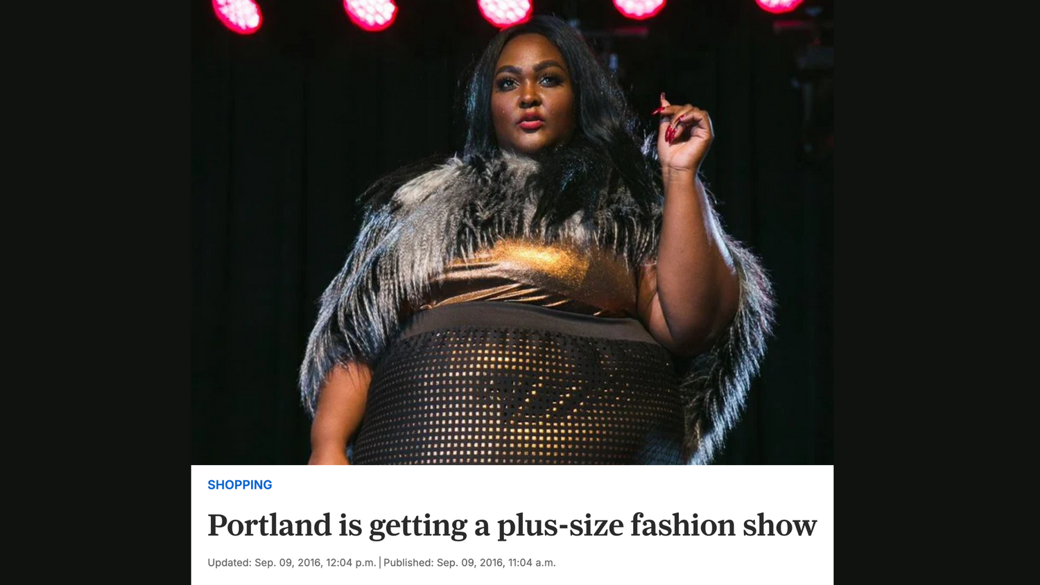 The Oregonion: Portland is getting a plus-size fashion show