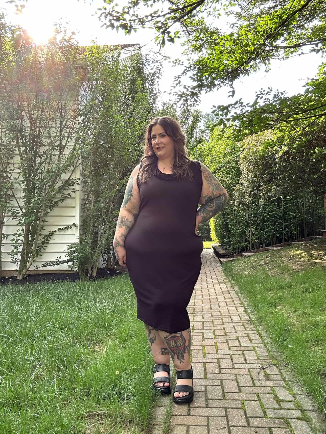 Heather Cowl Dress