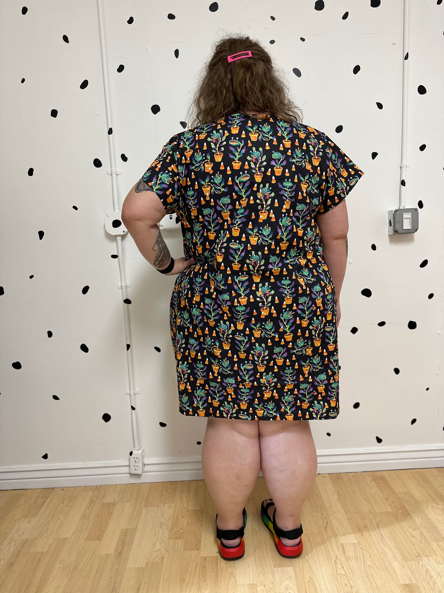 Plant Monster Shirt Dress