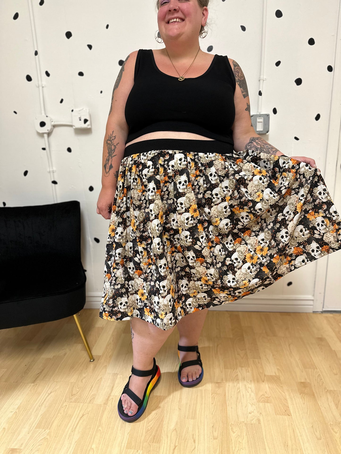 Halloween Falling for Fall Skirt