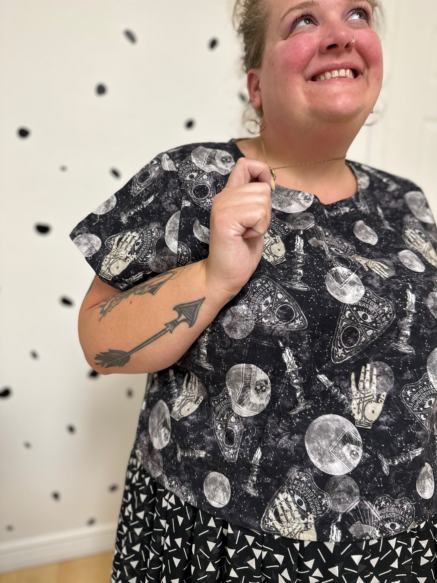 Halloween Celestial Magic Crop Top