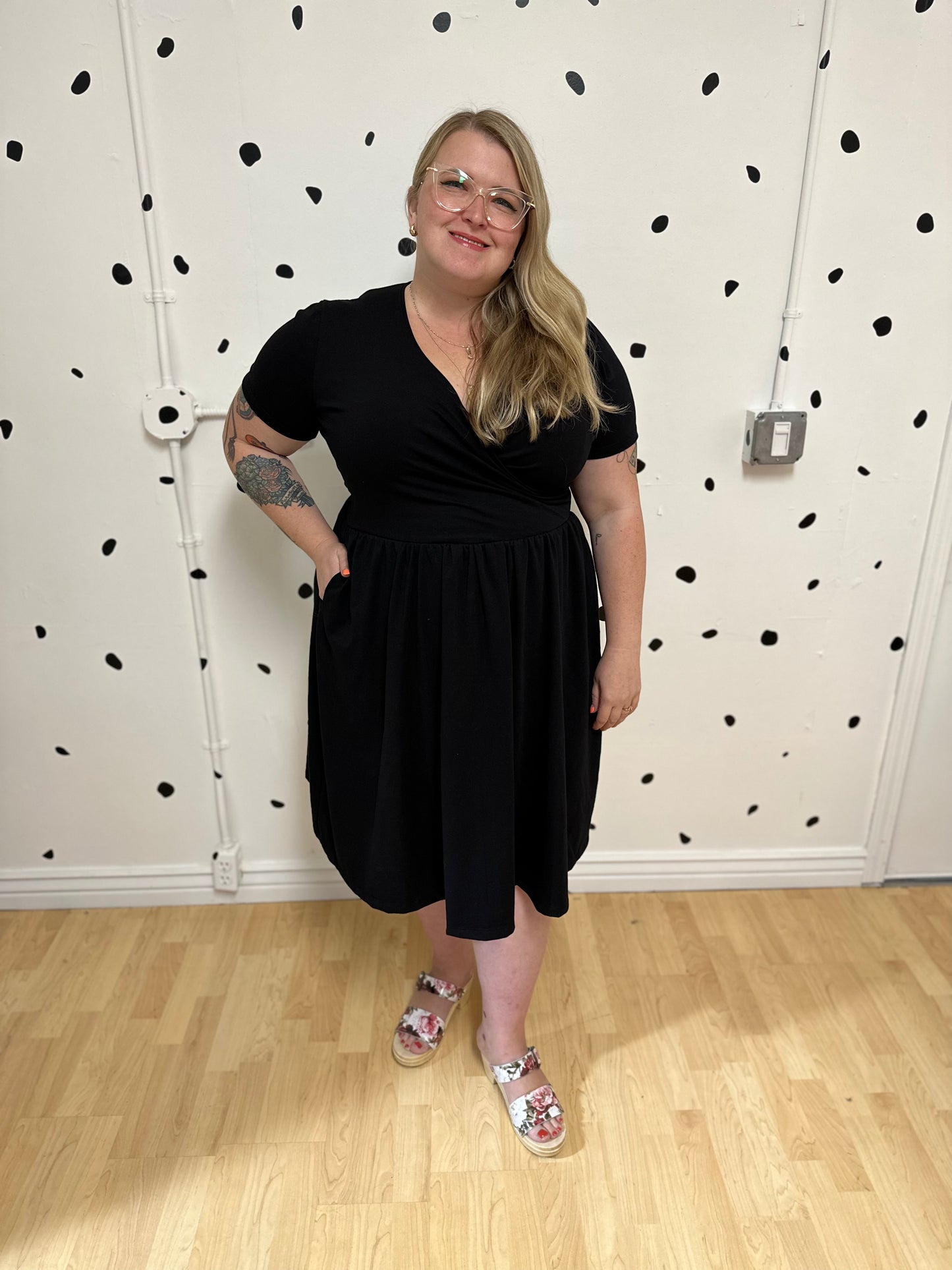 Ruby Dress in Black by Alyson Clair