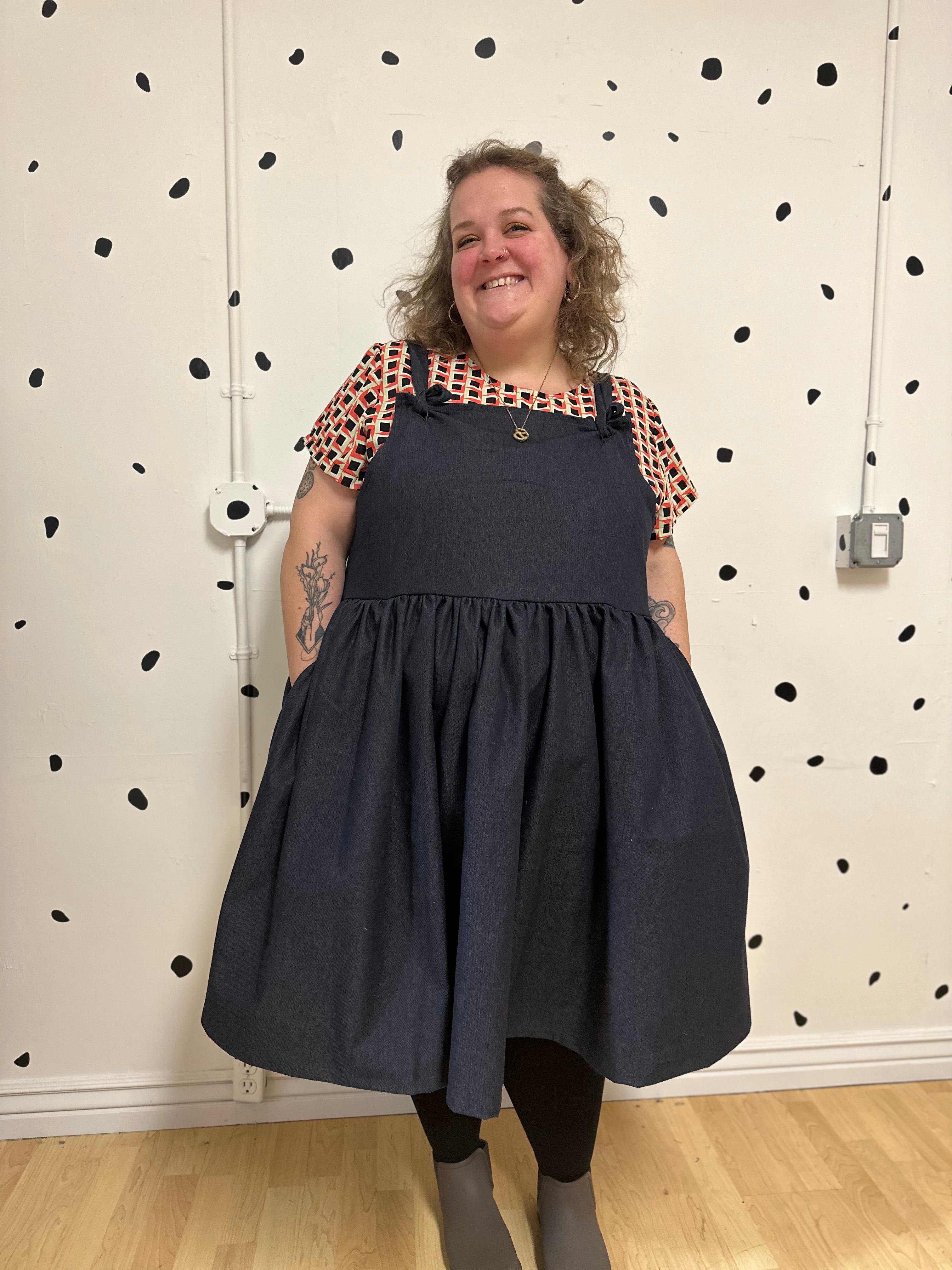 Denim Overall Dress Copper Union Apparel