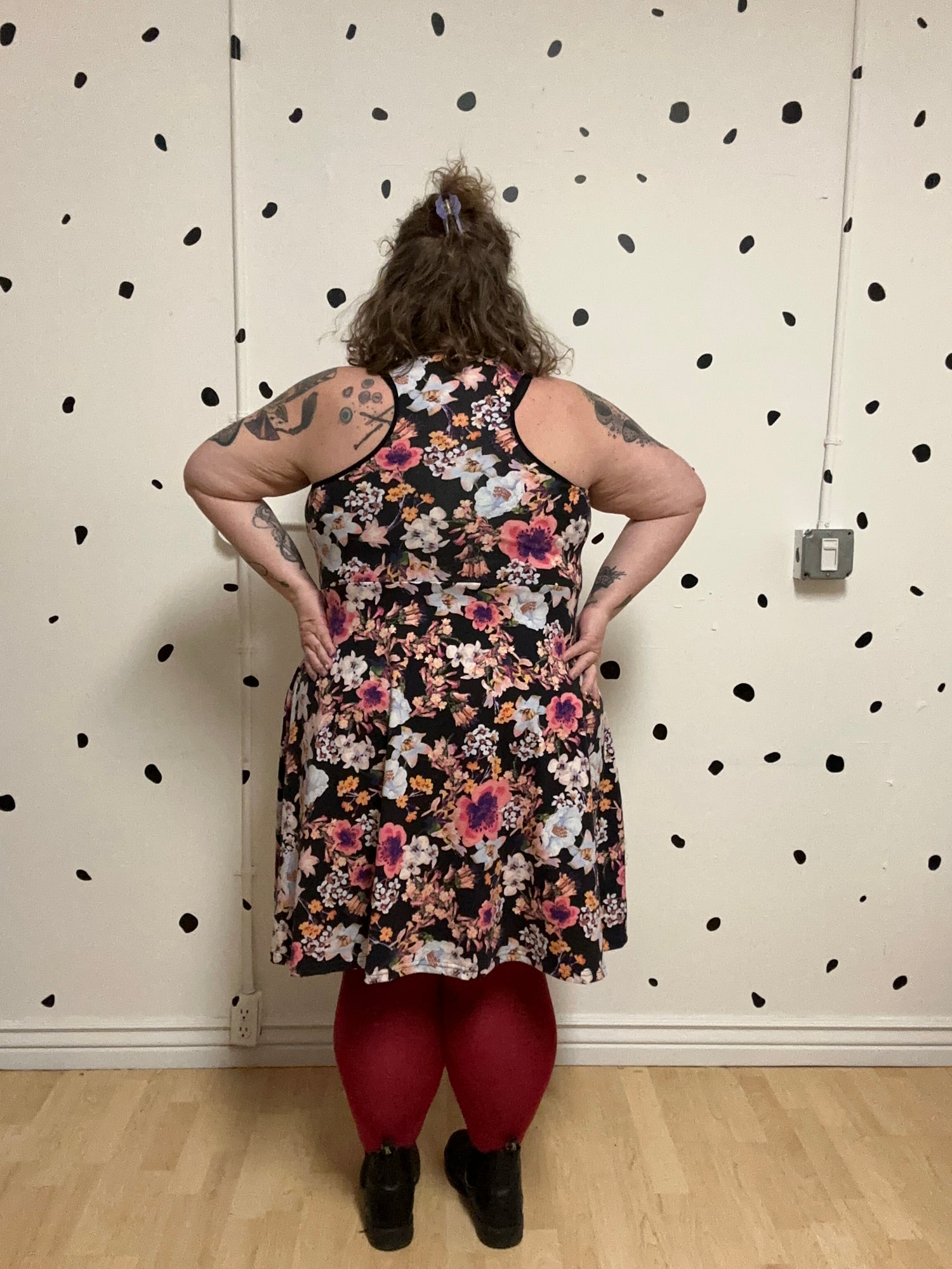 Floral Racer Back Dress