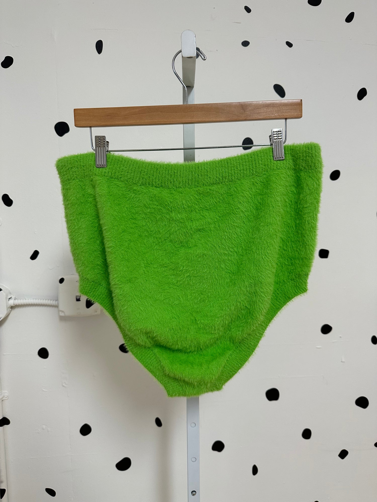 Savage x Fenty- 3X- Fuzzy Green Lingerie