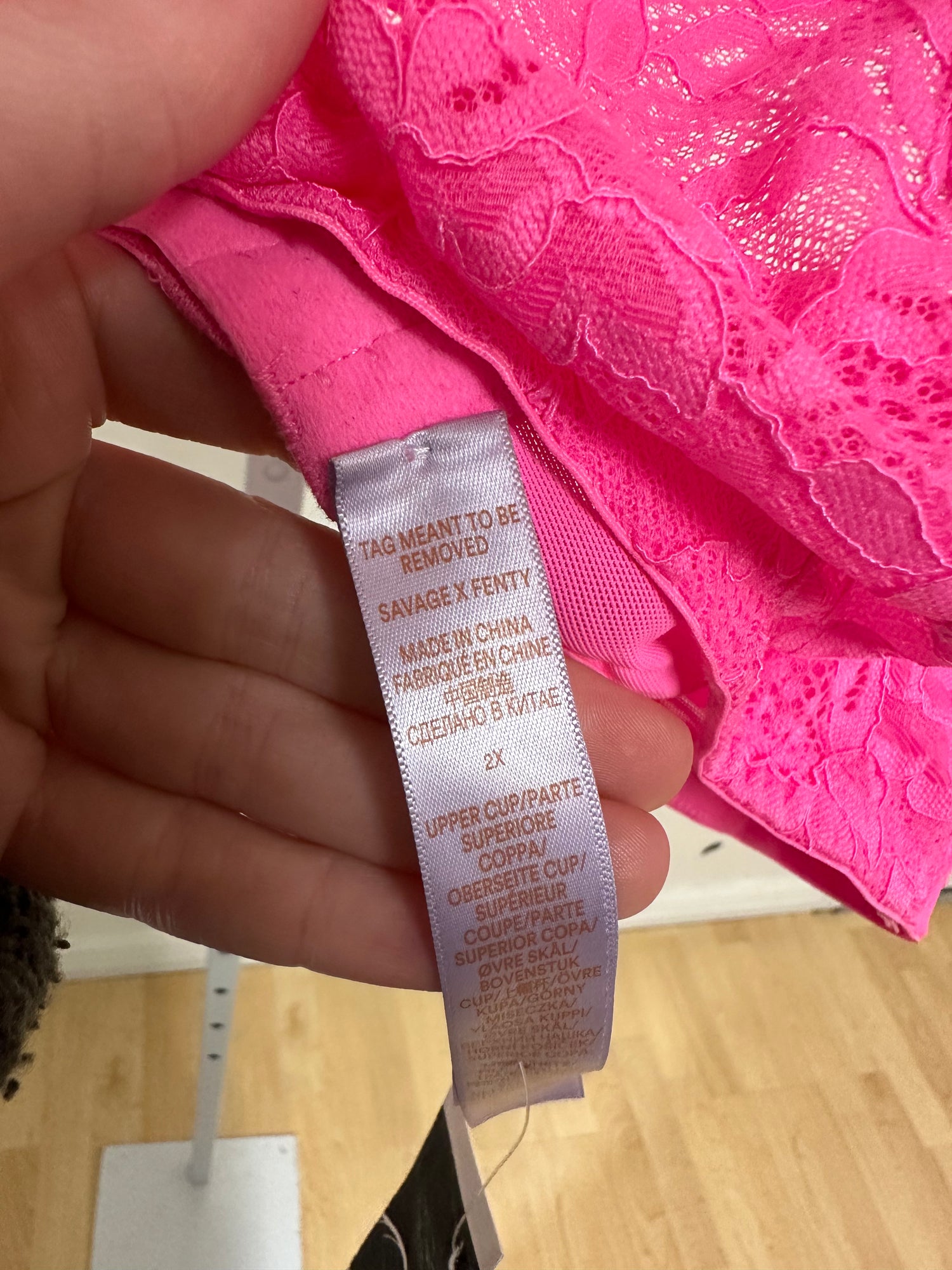 Savage x Fenty- 2X- Pink Bralette