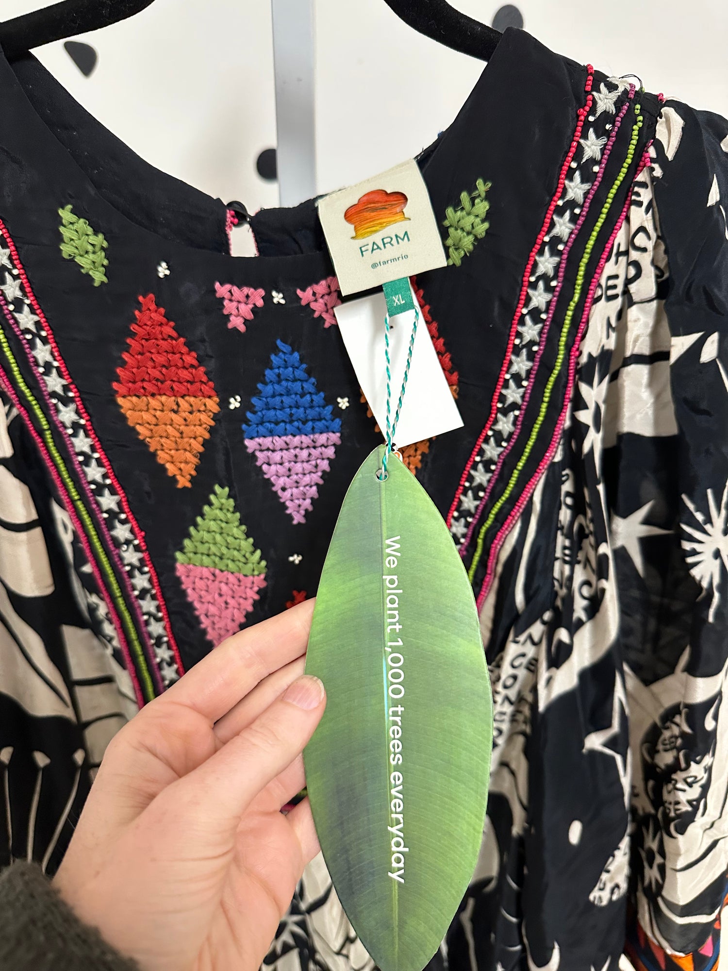 Farm Rio- XL- Cerrado Sky Maxi Dress