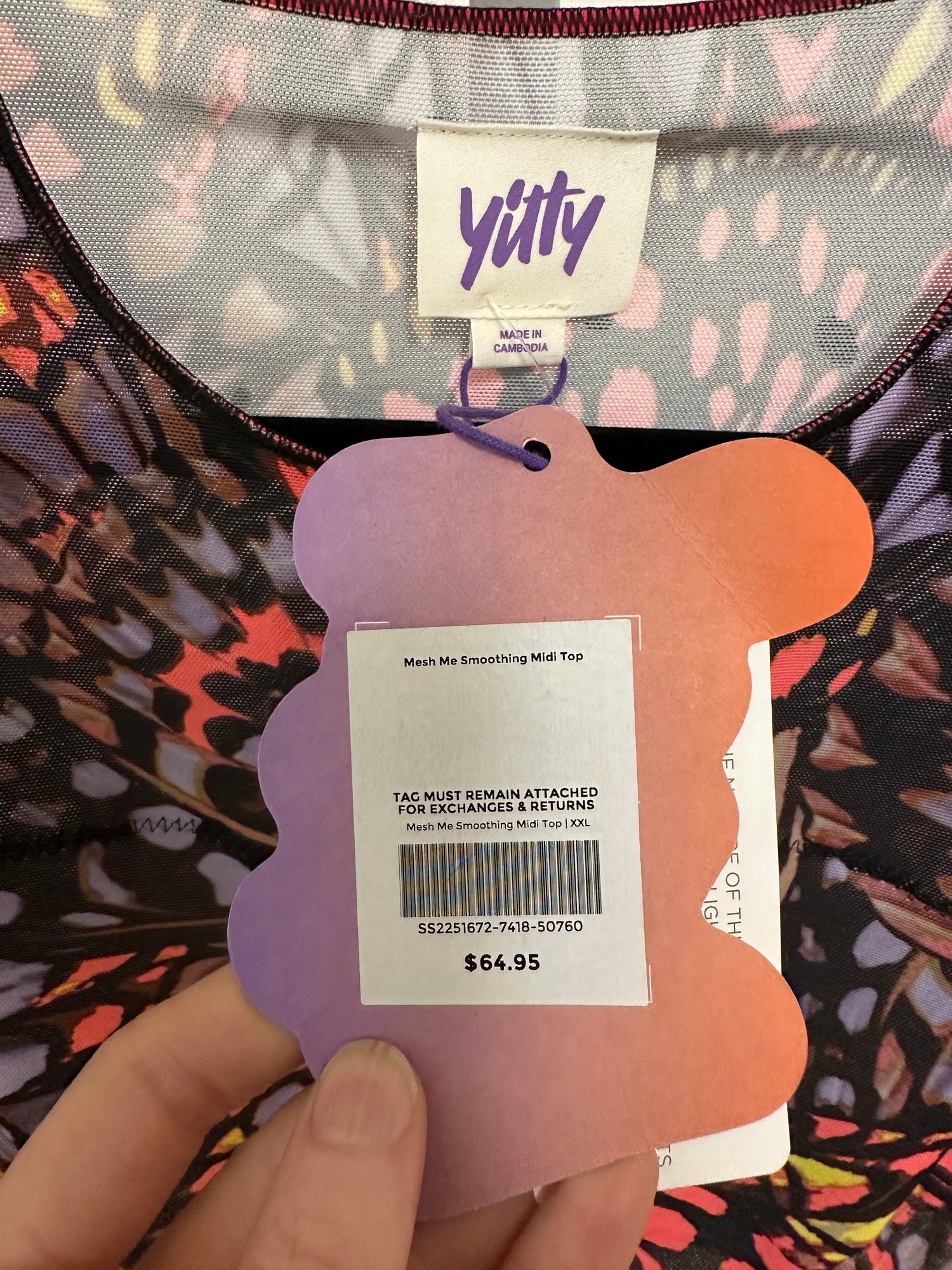 Yitty- XXL- Midi Top