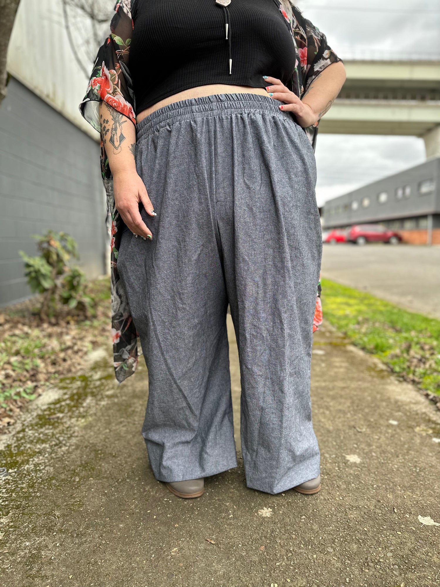 Chambray Cloud Pants