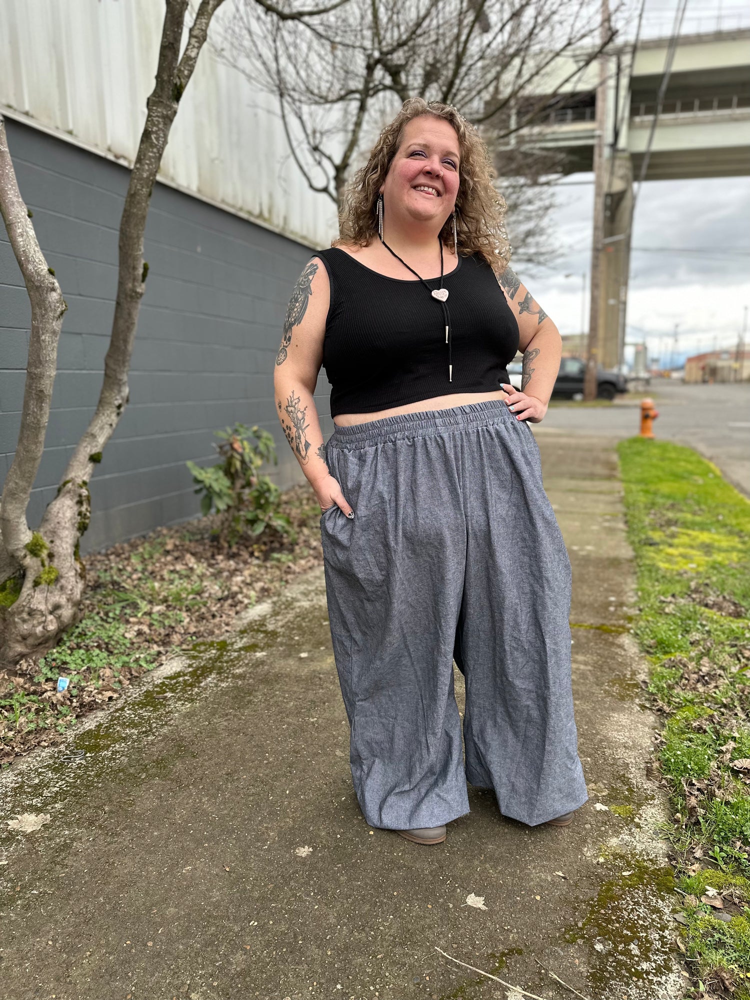 Chambray Cloud Pants