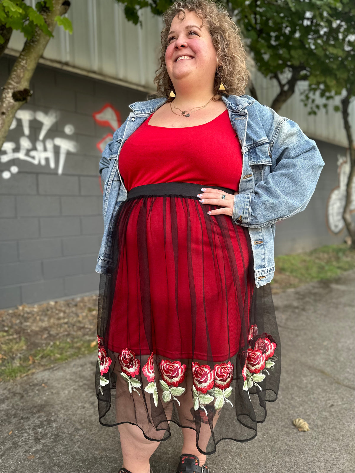 Roses Party Skirt