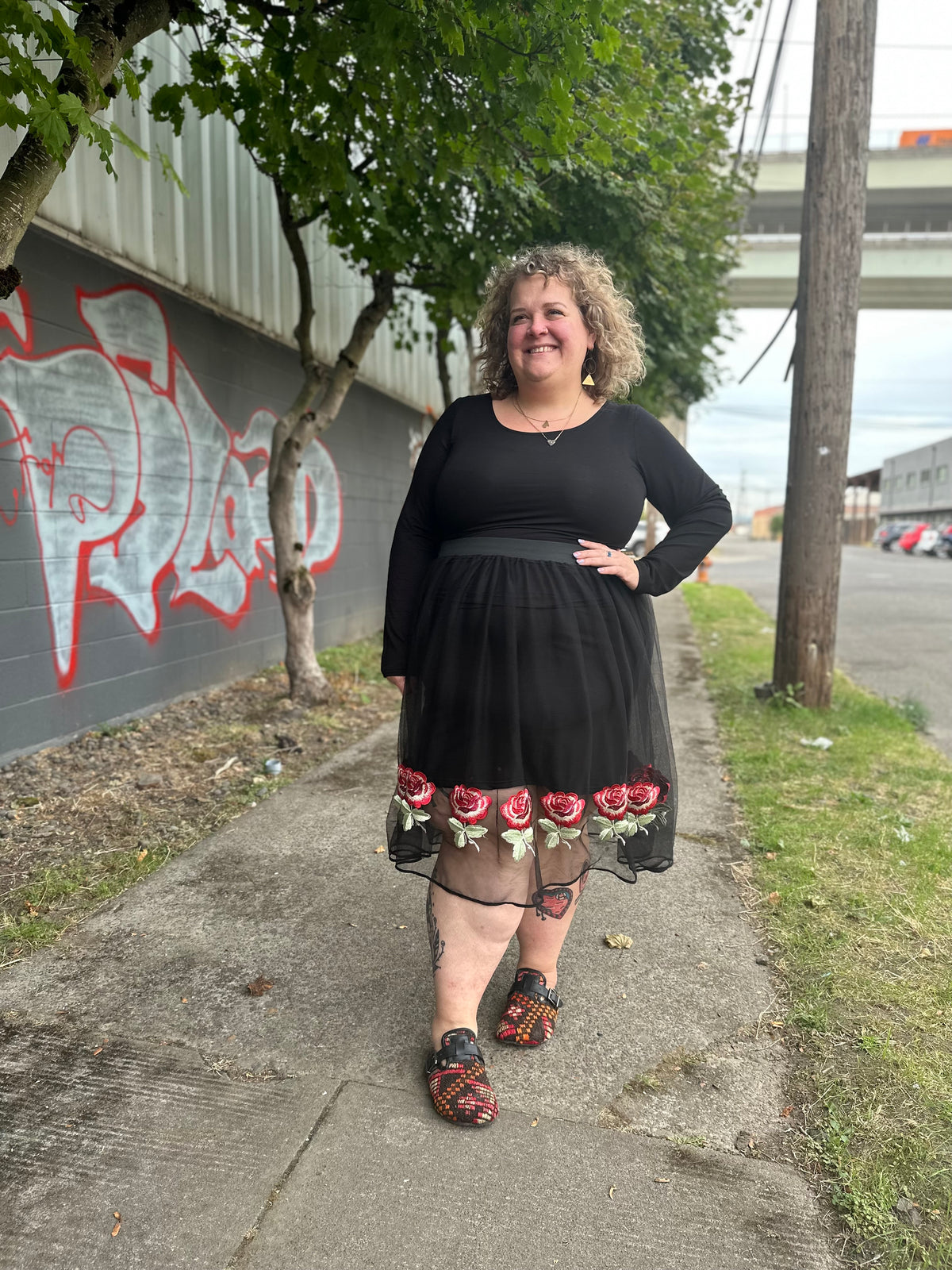 Roses Party Skirt