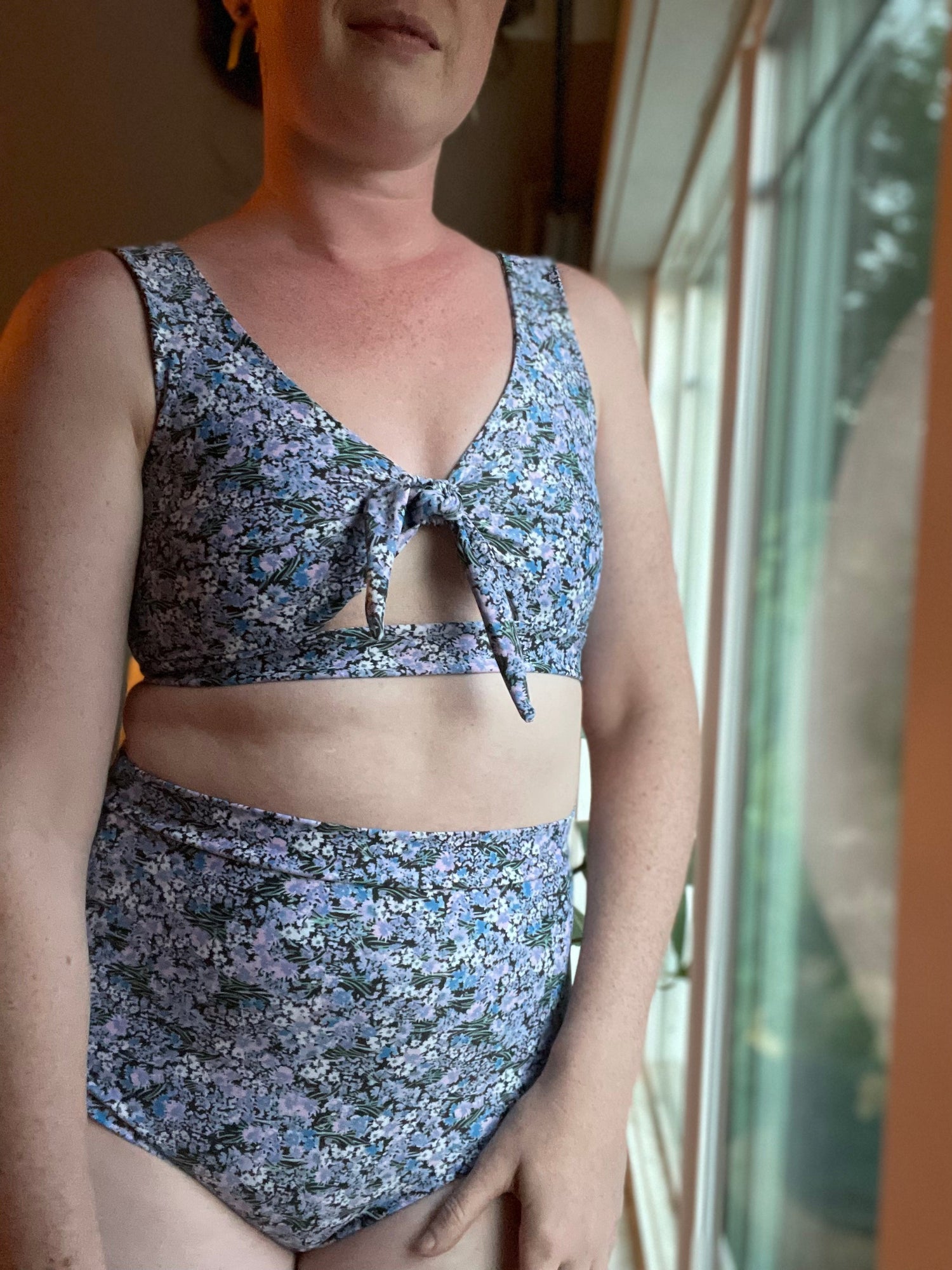 Floral Prints Swim Brief- Copper Union x KD designs