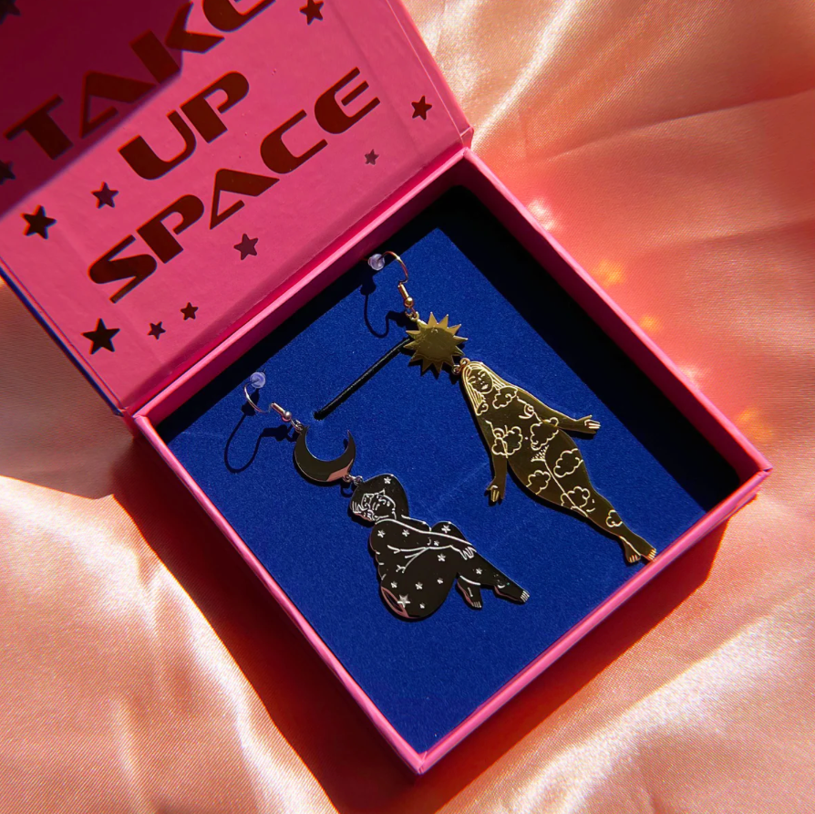 Take Up Space Earrings by Reesabobeesa