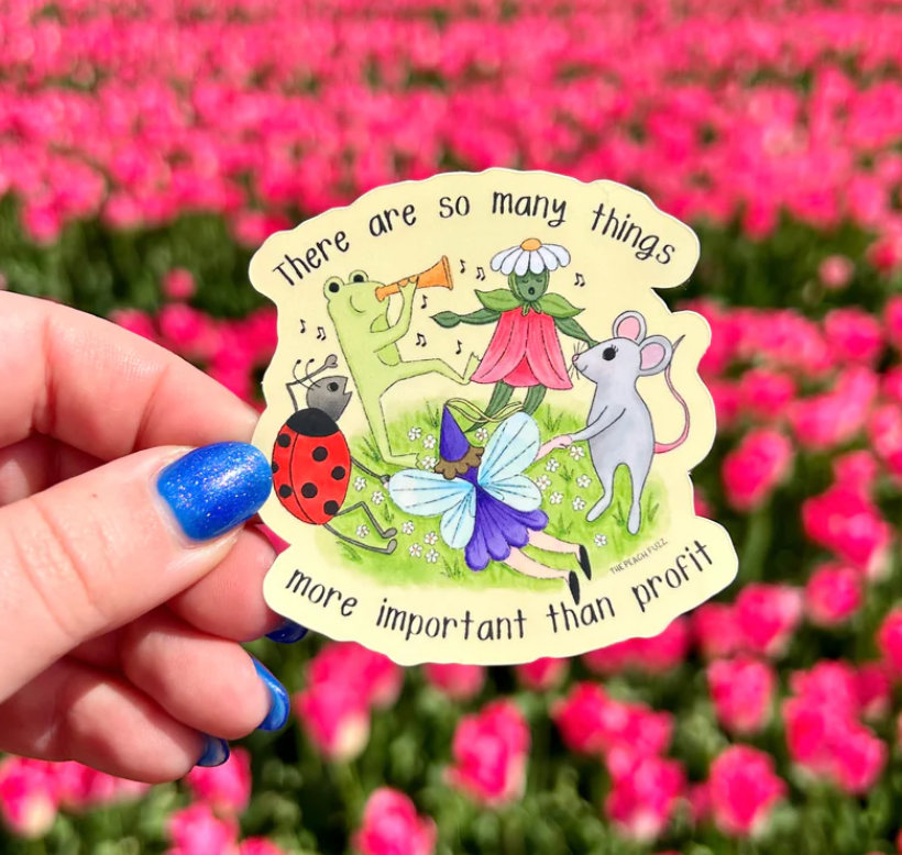 The Peach Fuzz Stickers
