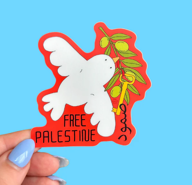 The Peach Fuzz Stickers