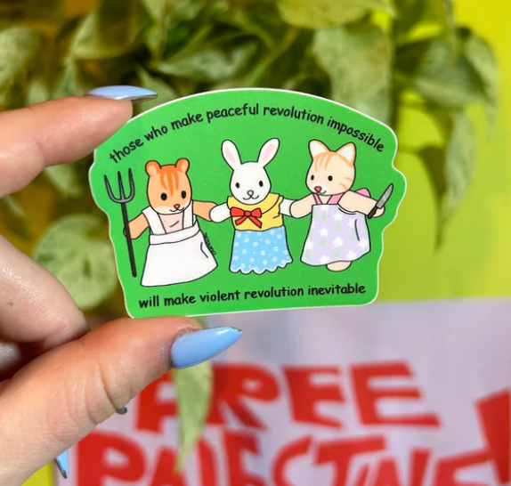 The Peach Fuzz Stickers