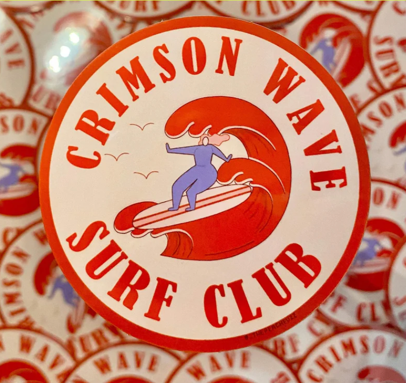 The Peach Fuzz Stickers