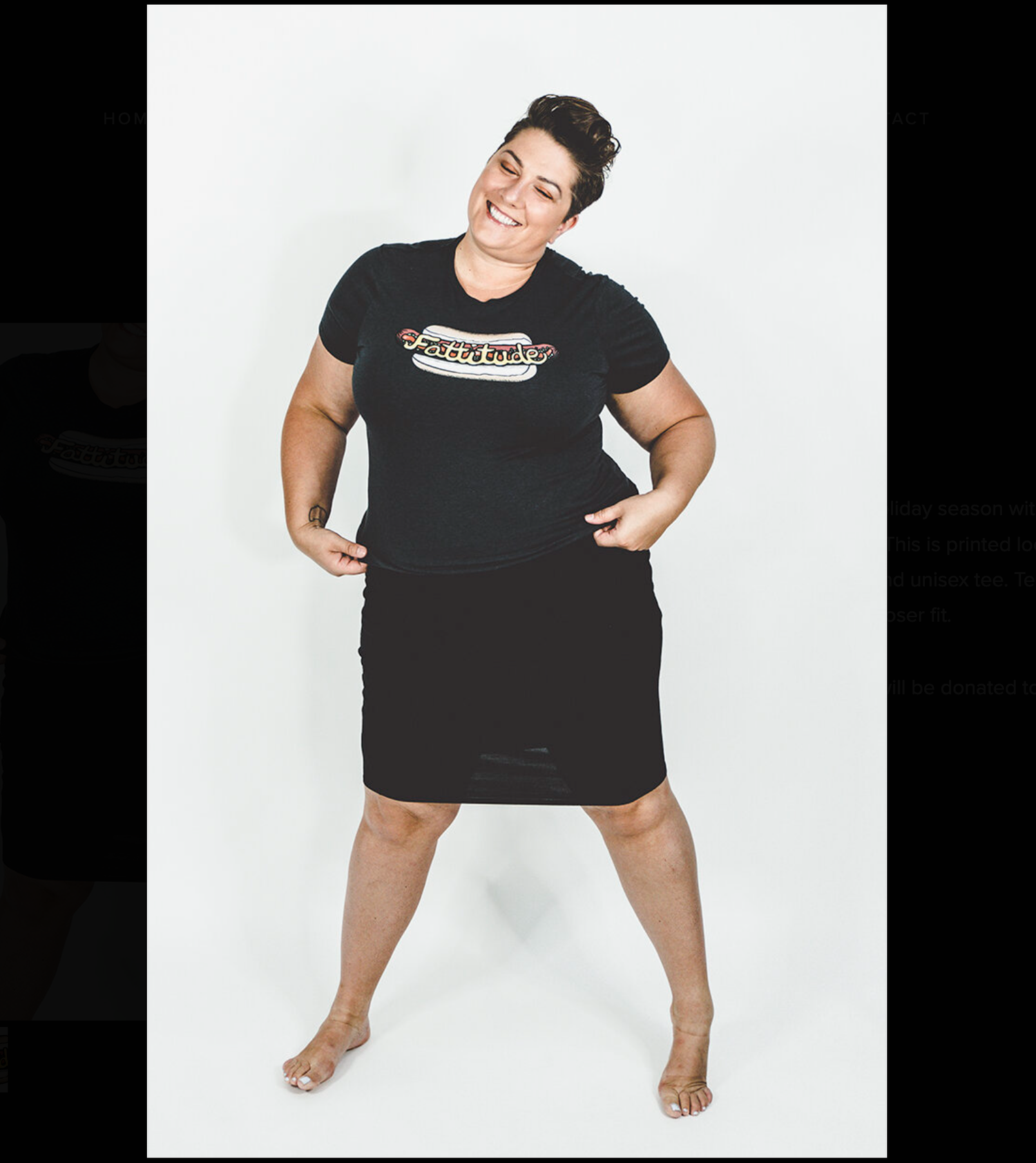 Fatitude Crop Tee