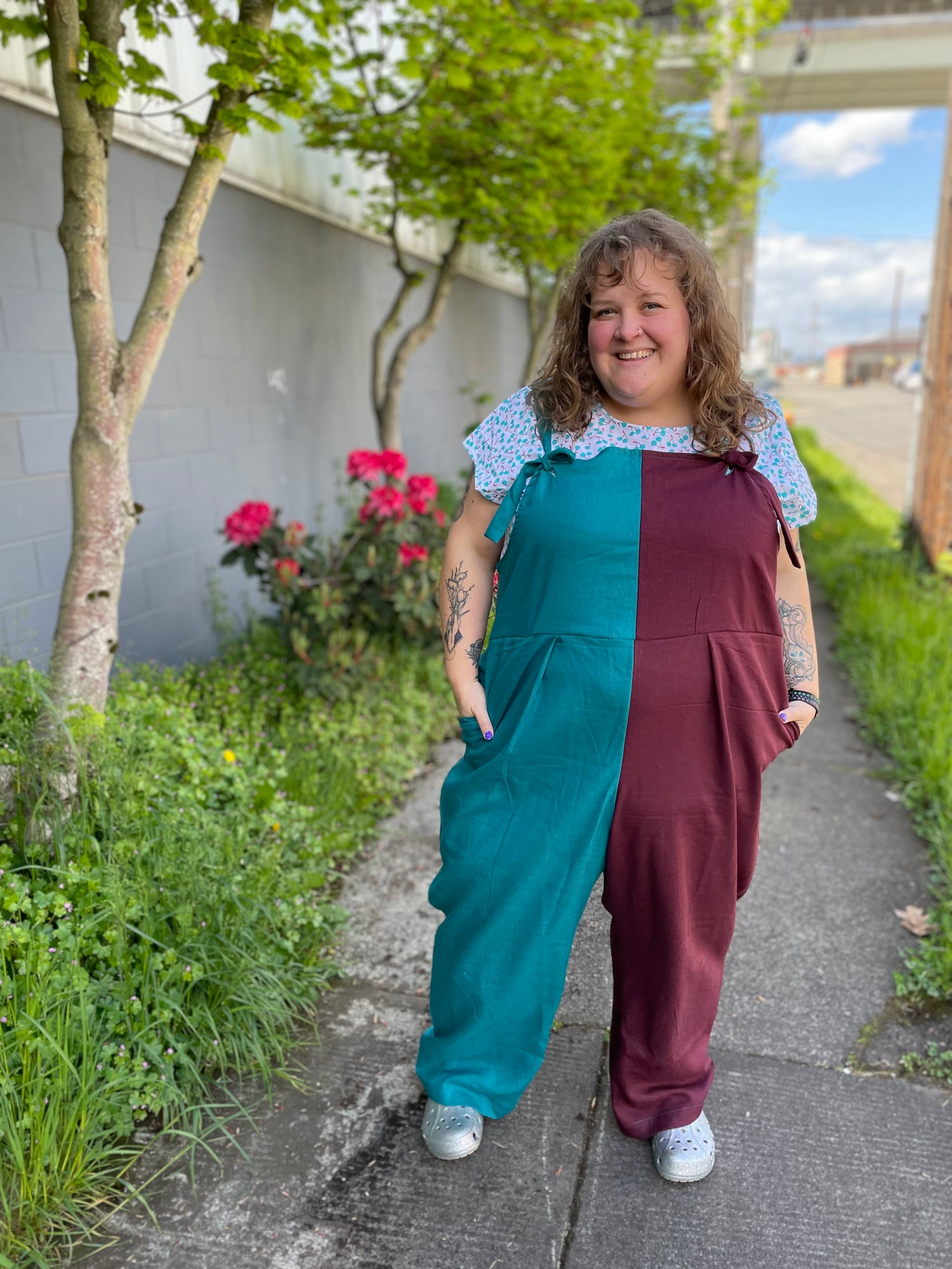 Half and Half Overalls!