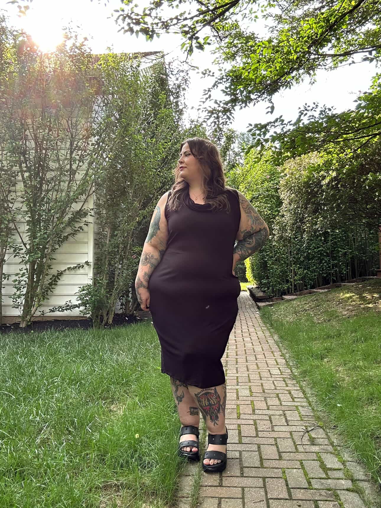 Heather Cowl Dress