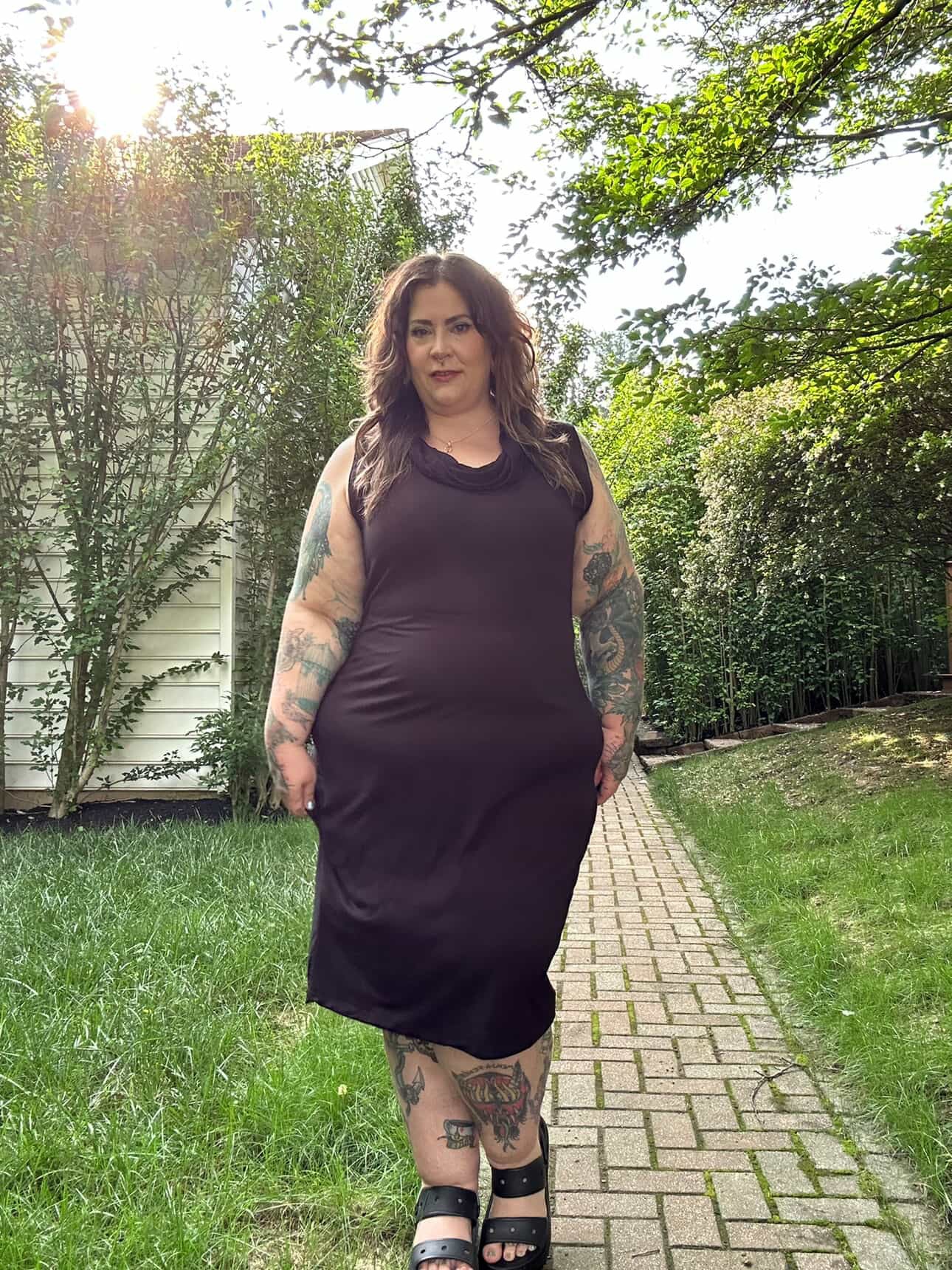 Heather Cowl Dress