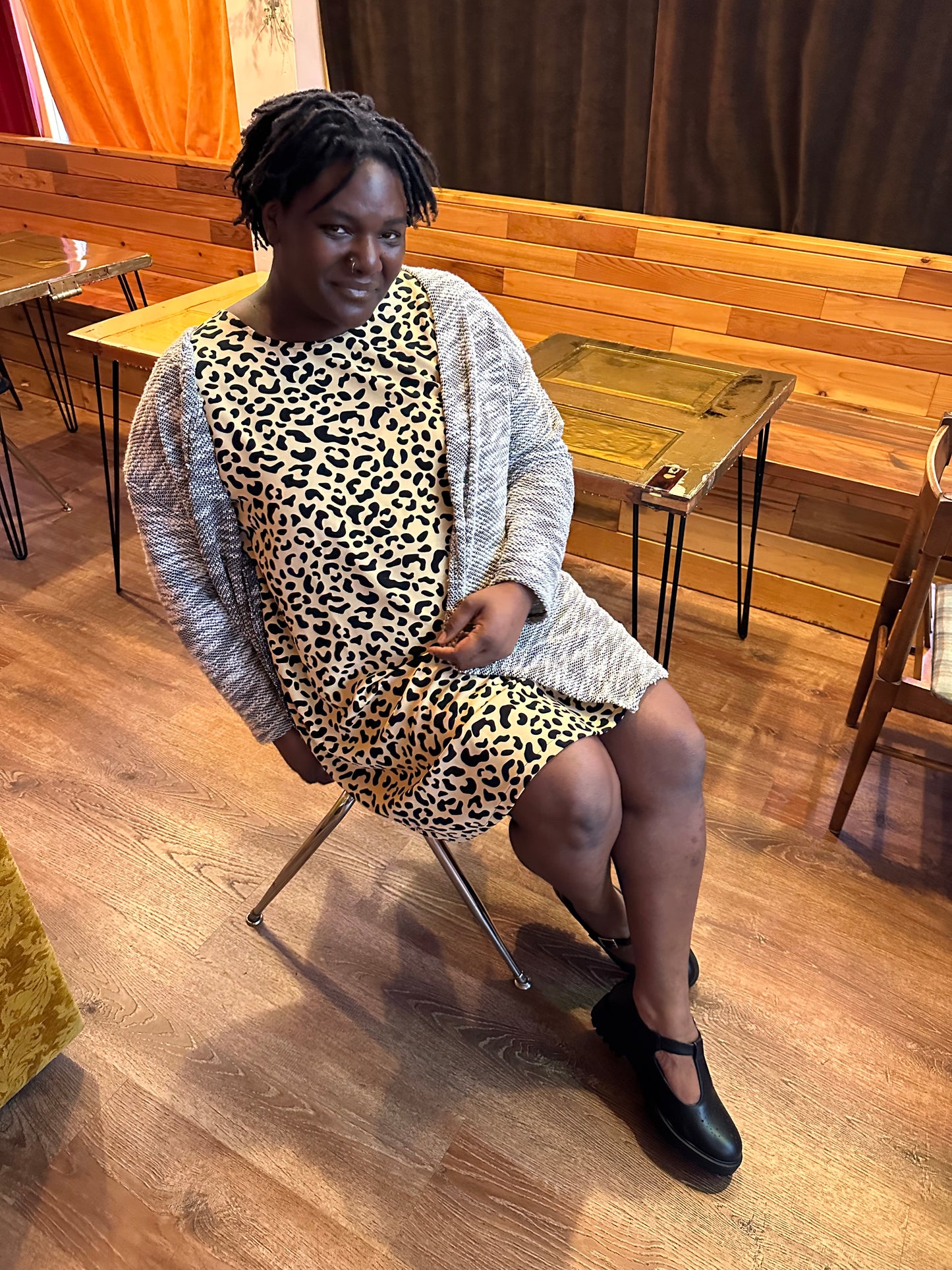 Cheetah Shirt Dress