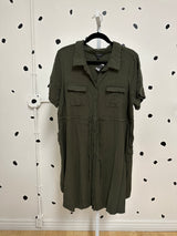 Torrid- 2- Green Tie-waist Dress