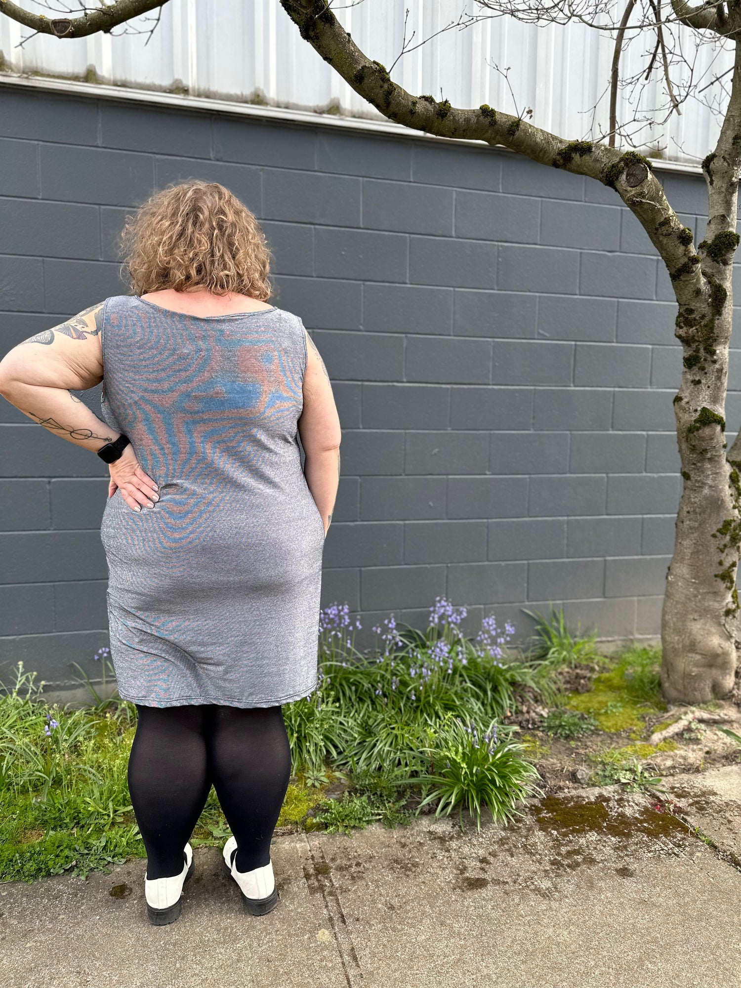 Silver Shimmer Base Dress
