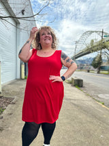 Red  Base Dress