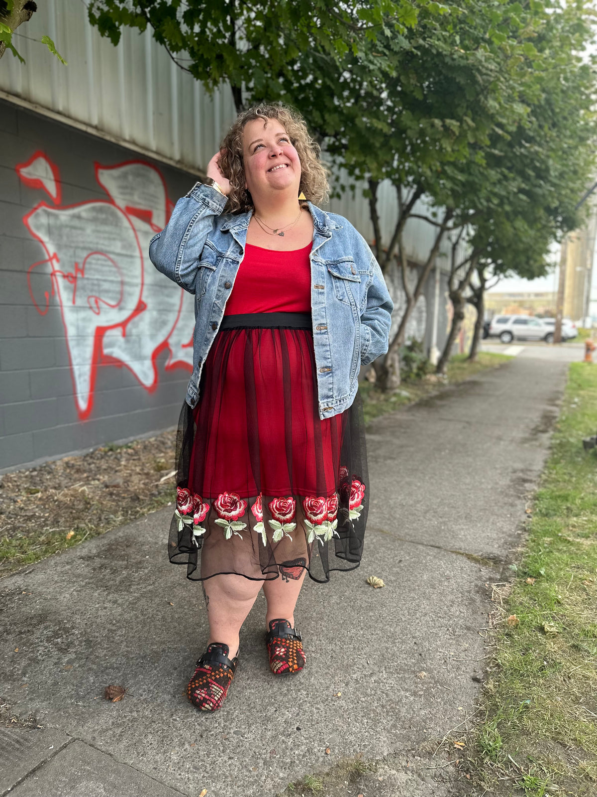 Roses Party Skirt