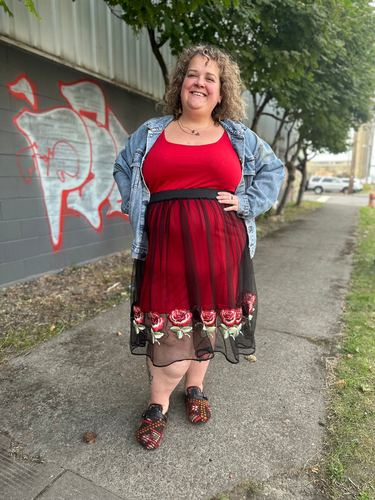 Roses Party Skirt