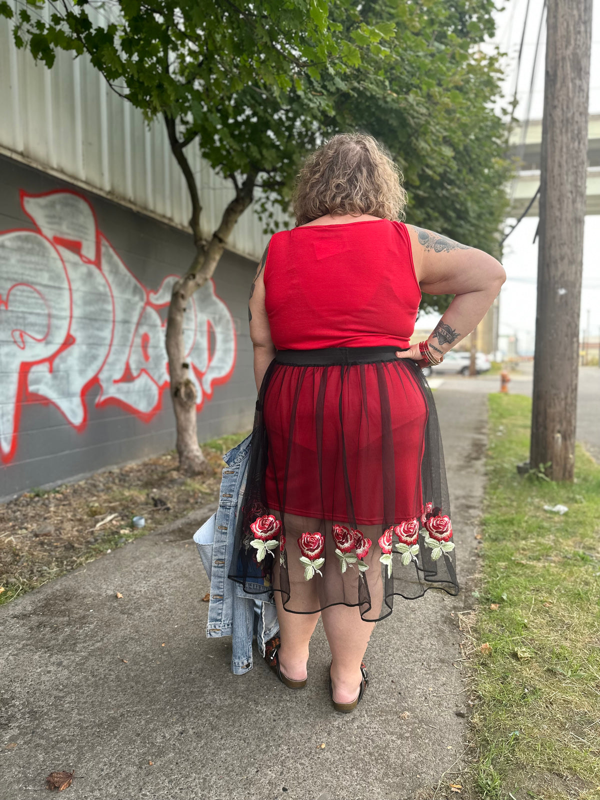 Roses Party Skirt