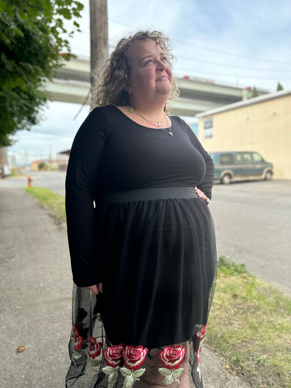Roses Party Skirt