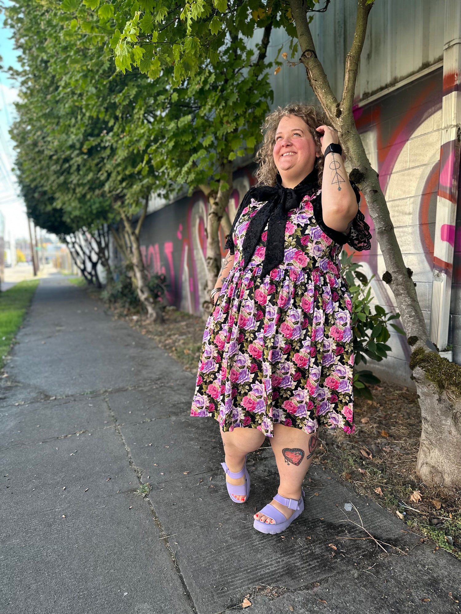 Roses Overall Dress