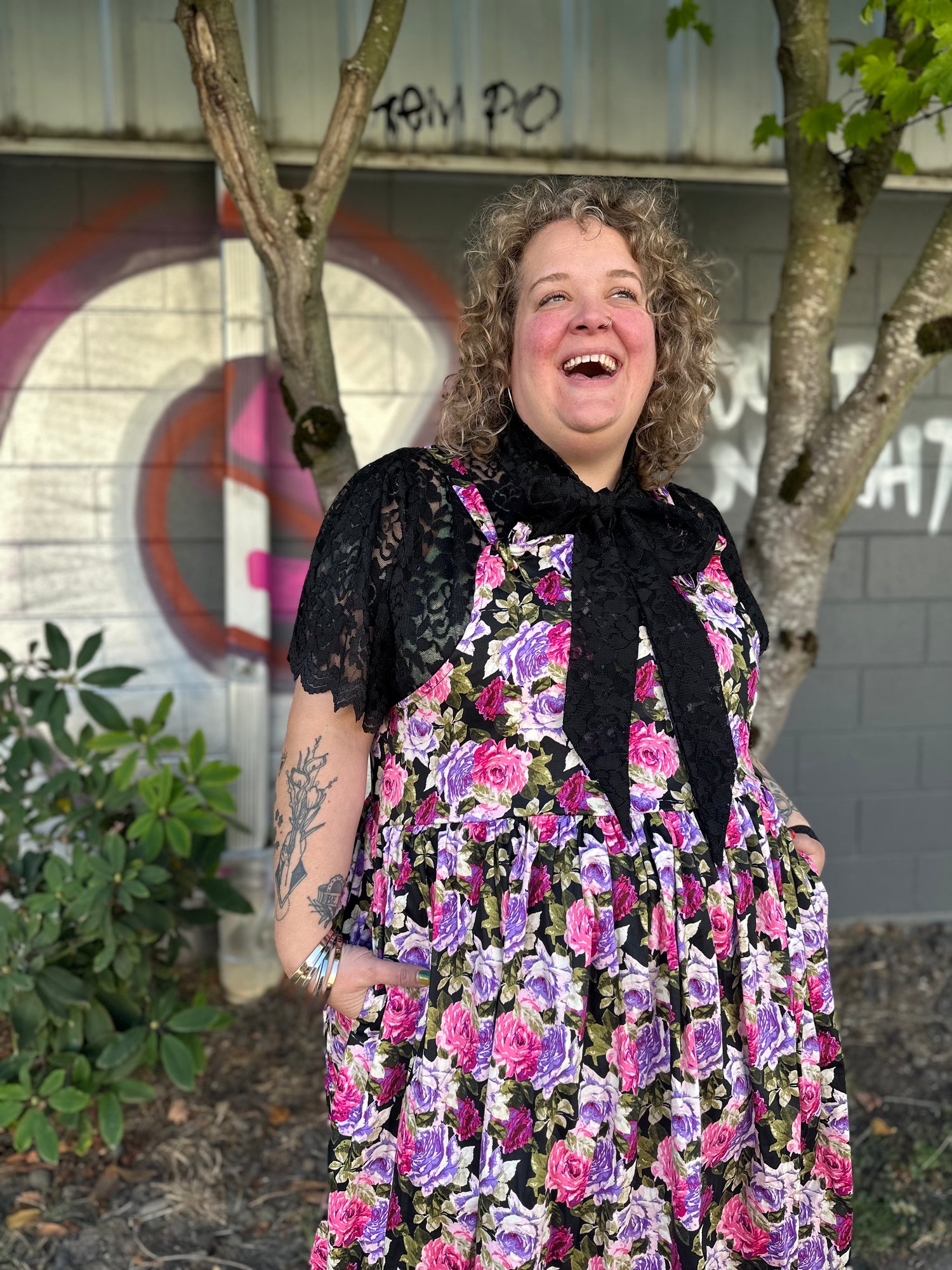 Roses Overall Dress