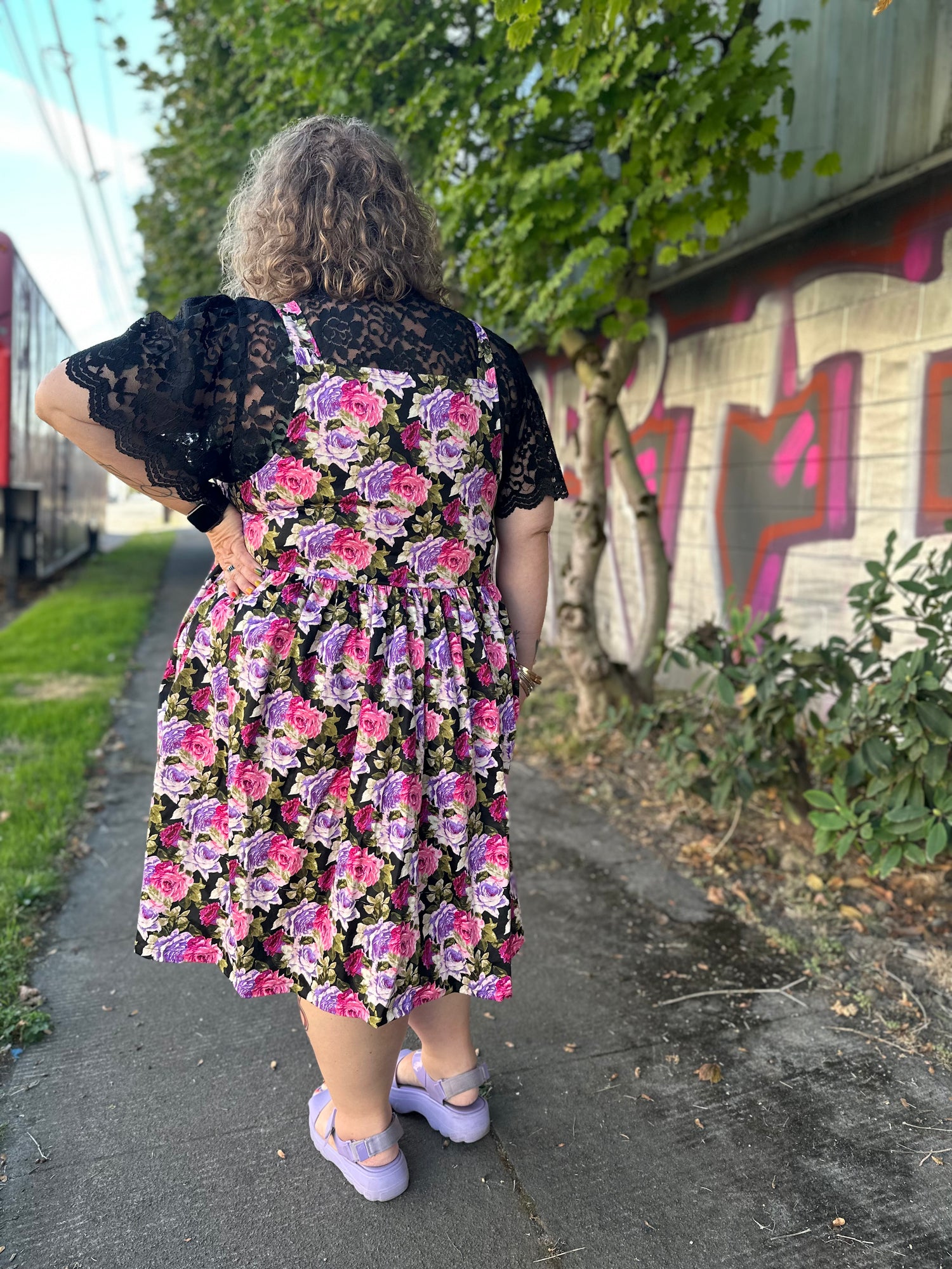Roses Overall Dress