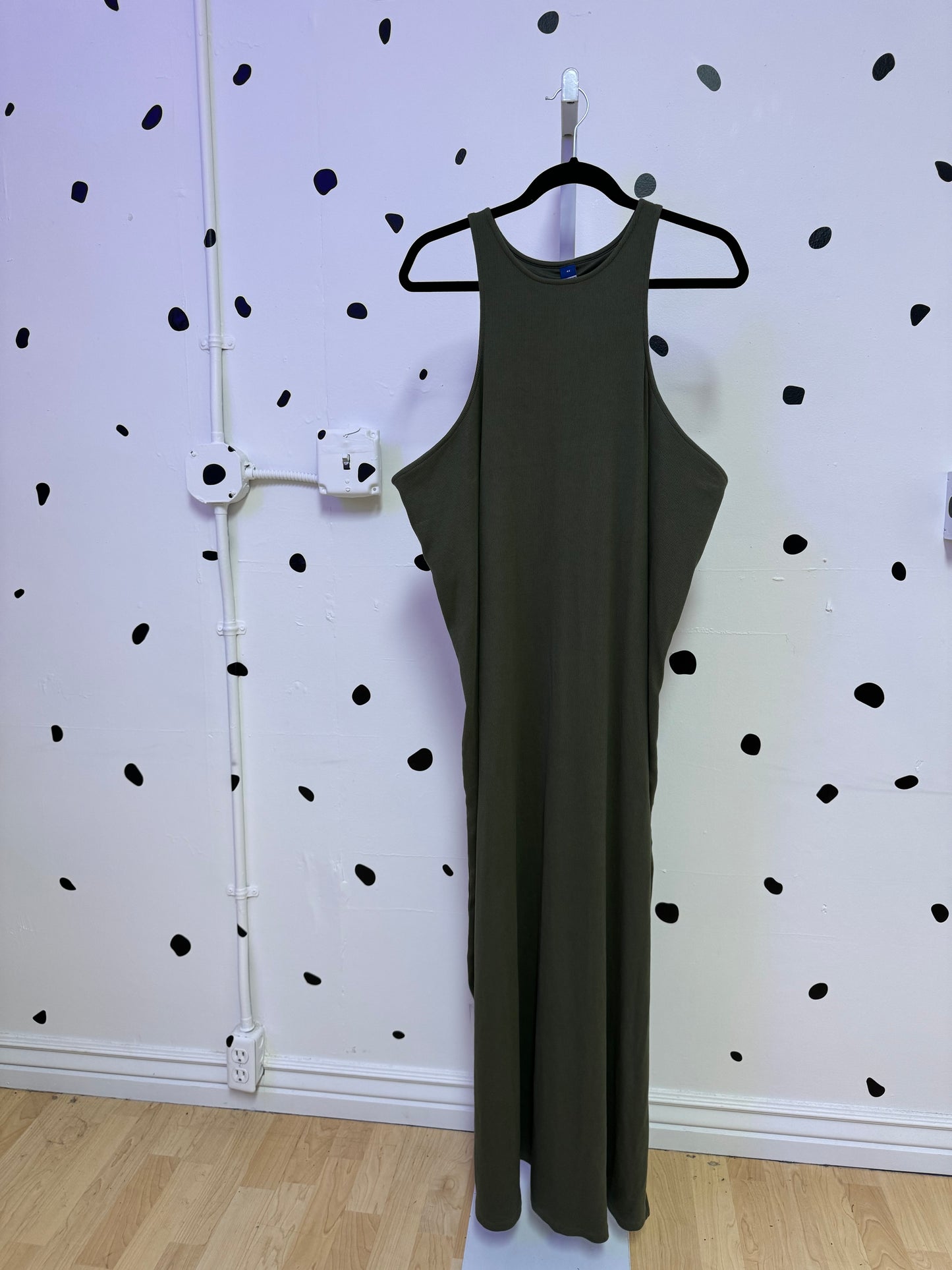 Old Navy- 4X- Green Maxi Bodycon Dress