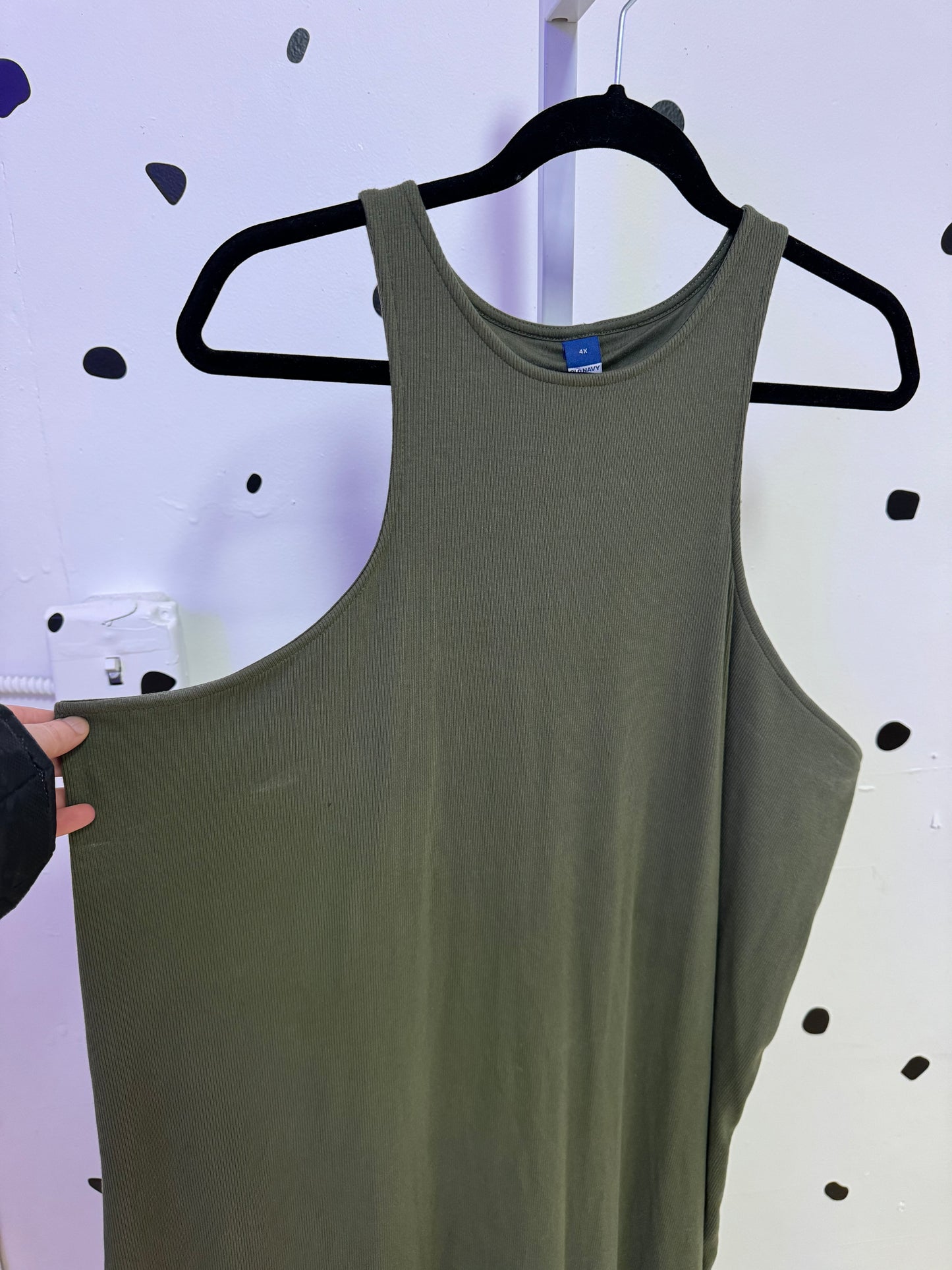 Old Navy- 4X- Green Maxi Bodycon Dress