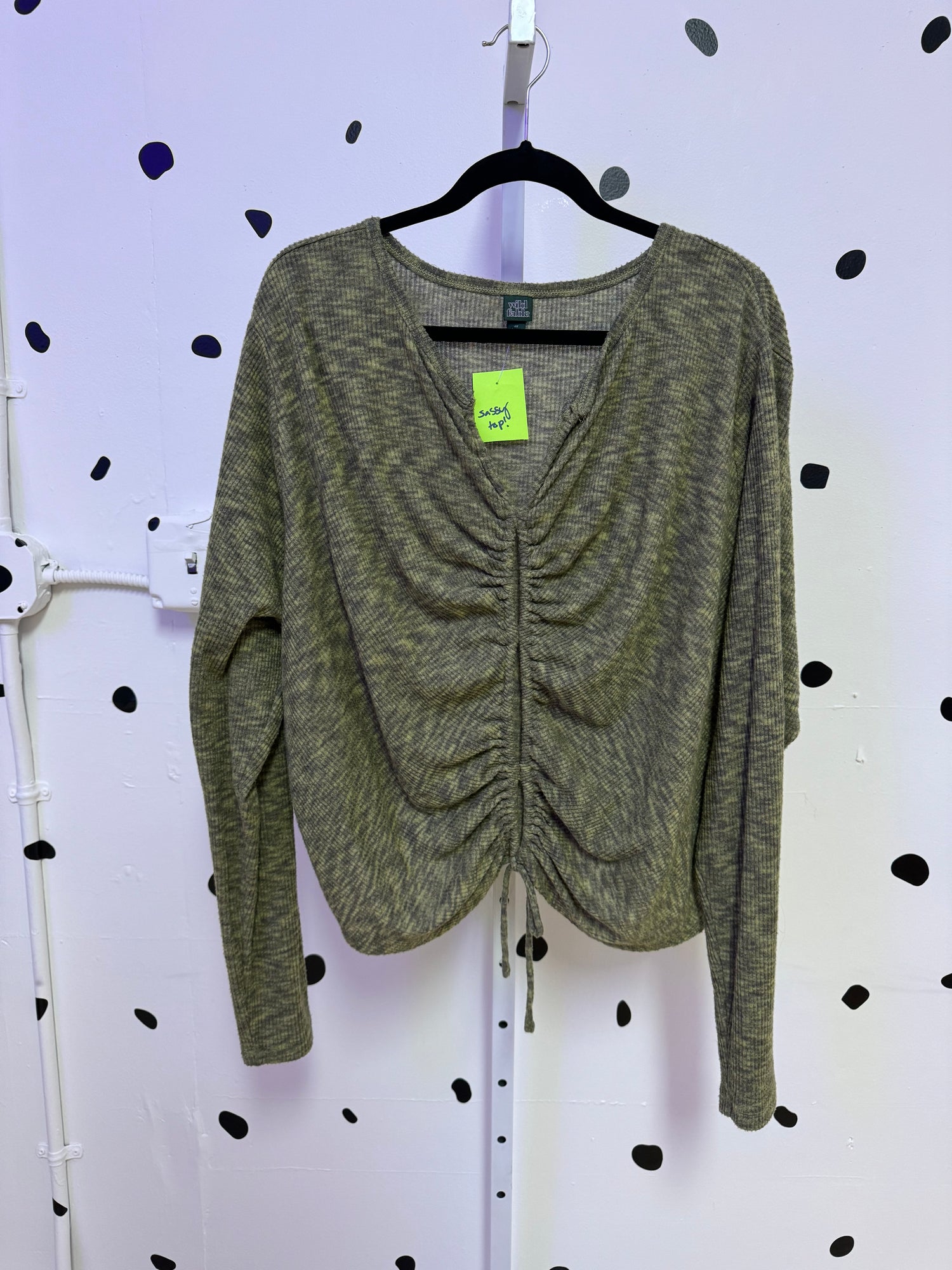 Wild Fable- 4X- Green Sweater