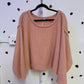 Anthropology- 3X- Pink Sweater