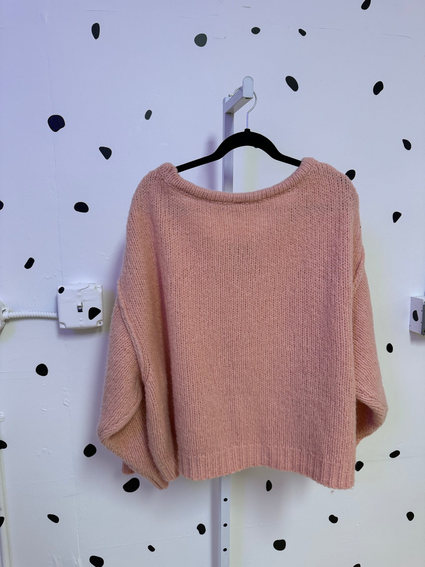 Anthropology- 3X- Pink Sweater