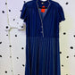 Vintage Navy Dress- size 1/2