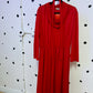 Vintage Red Dress- size 1/2