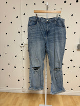 Good American- size 22- Distressed Denim