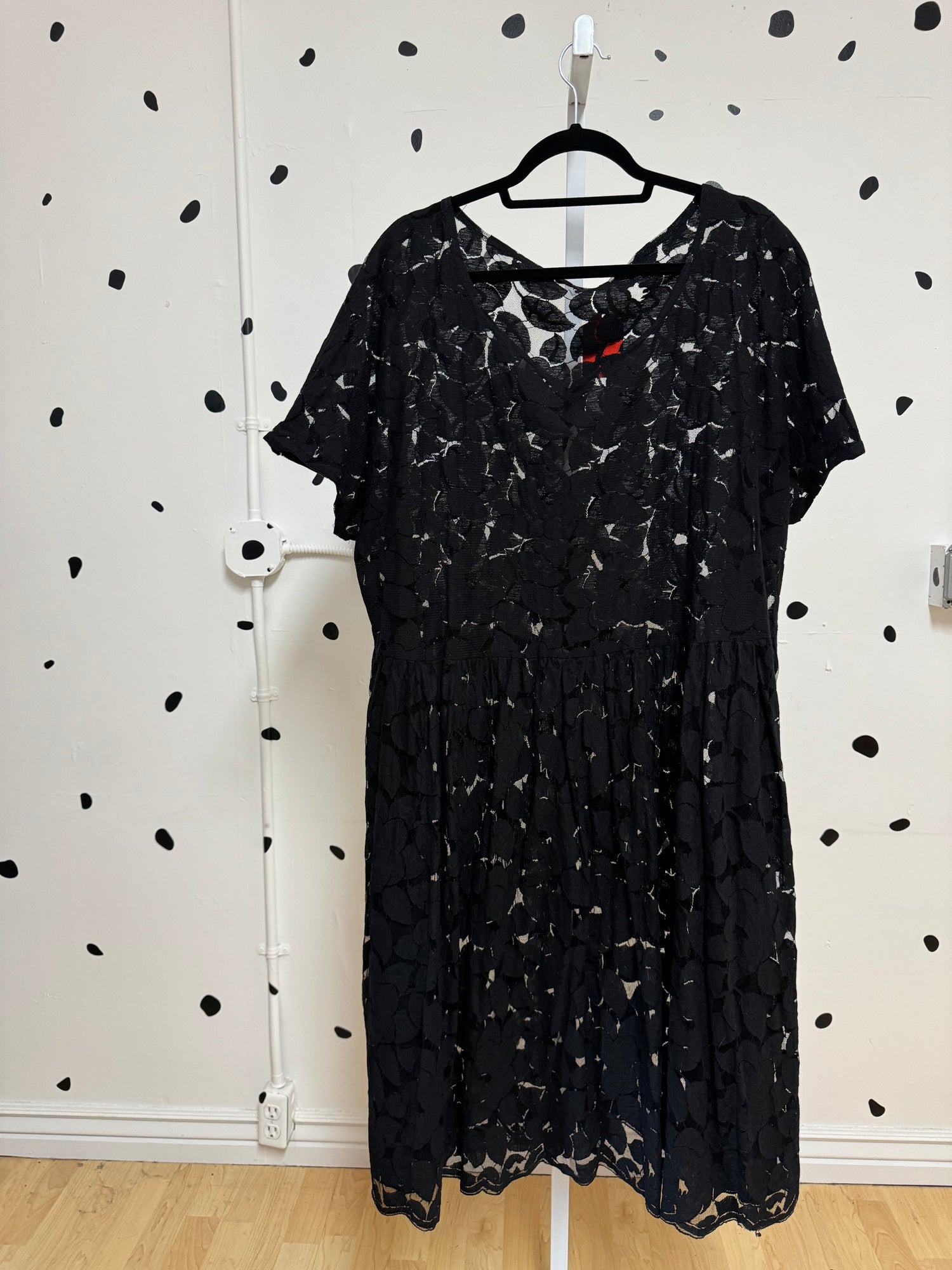 Copper Union- size 3-Black Lace Ty Dress