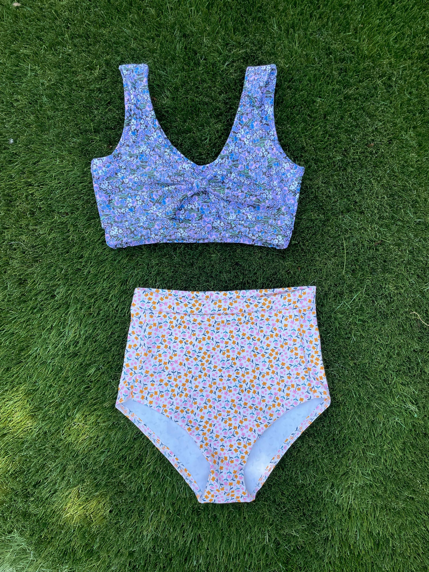 Floral Prints Swim Brief- Copper Union x KD designs