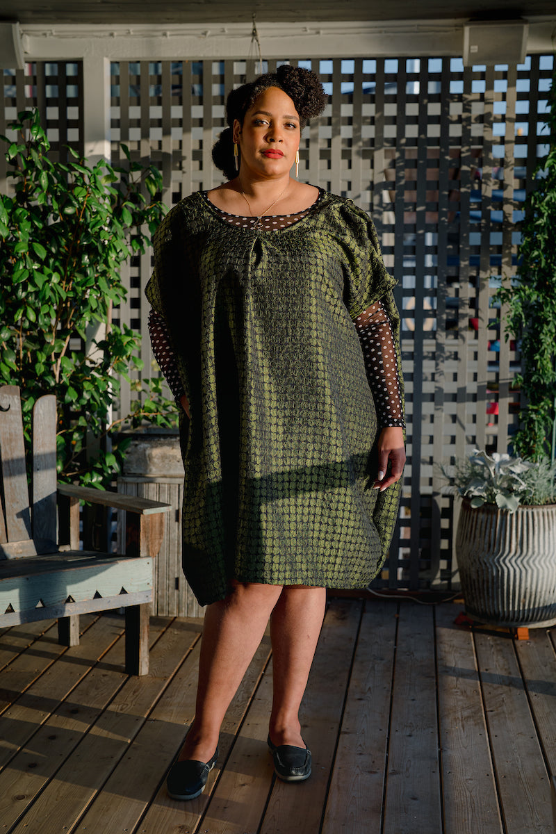 Green Bubble Dress from Ijeoma Oluo