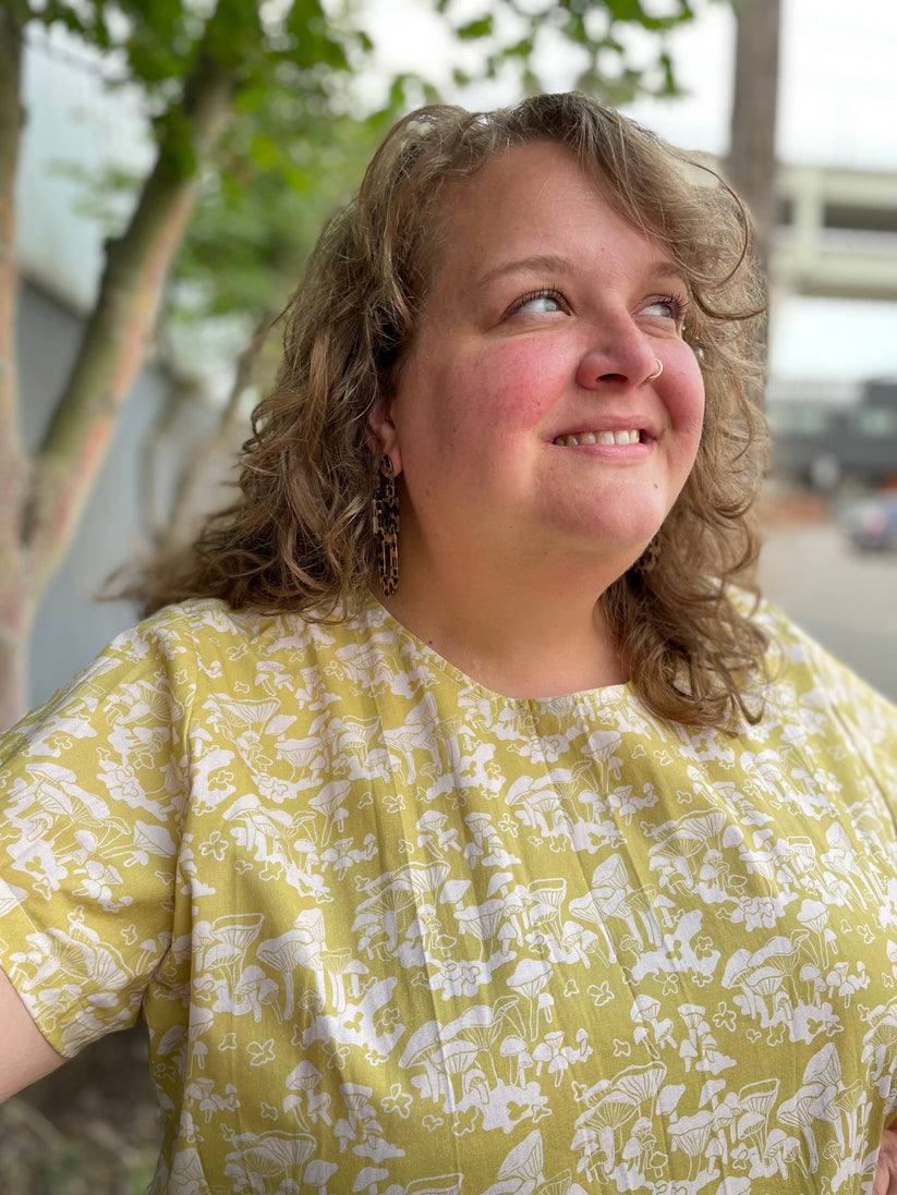 Mushroom Ty Dress Copper Union Apparel