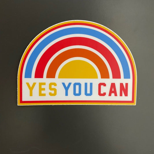 YES YOU CAN STICKER